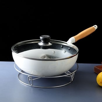 Raft din oțel inoxidabil pentru oale, suport izolație termică, covoraș pentru oale și raft de abur