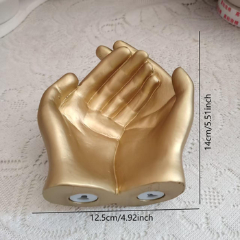 Decorațiune de perete din rășină pentru birou, spațiu de depozitare de mărime palmă, stil creativ