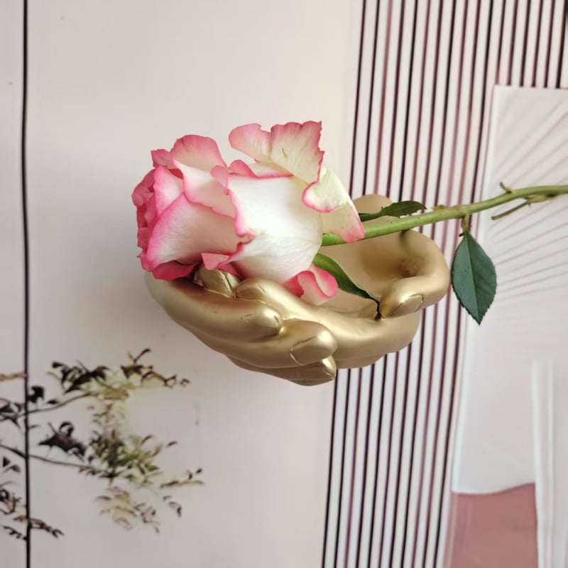 Decorațiune de perete din rășină pentru birou, spațiu de depozitare de mărime palmă, stil creativ