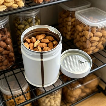 Cutie metalică sigilată, rezistentă la umezeală, din tablă de tin pentru nuci, produse de sănătate și medicamente, de calitate alimentară, personalizată, comandă minimă 2000 buc