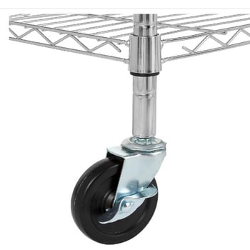 Raft metal cu roți, 5 etaje, în stil nordic, pentru bucătărie și dormitor