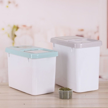 Recipient de stocare pentru cereale și orez, glisant, etanș și protejat împotriva insectelor, capacitate 7/10/15 kg
