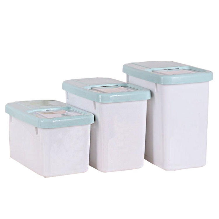 Recipient de stocare pentru cereale și orez, glisant, etanș și protejat împotriva insectelor, capacitate 7/10/15 kg