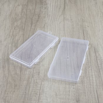 Casetă transparentă din plastic PP, organizator cu compartimente pentru echipament de pescuit, piese mici, bijuterii și carduri