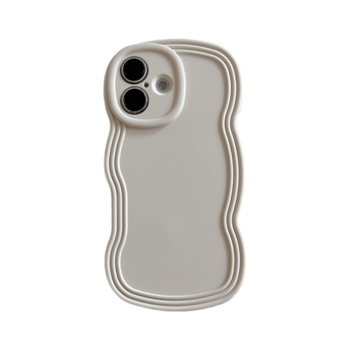 Carcasă TPU pentru iPhone în stil Ins, design minimalist de nișă, husă moale cu margine ondulată, protecție anti-cădere, anti-amprentă, finisaj mat