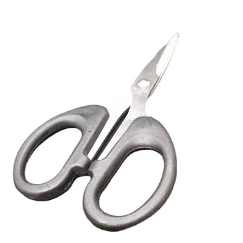 Foarfece de pescuit din oțel inox, ambalaj pe card, pentru birou și școală