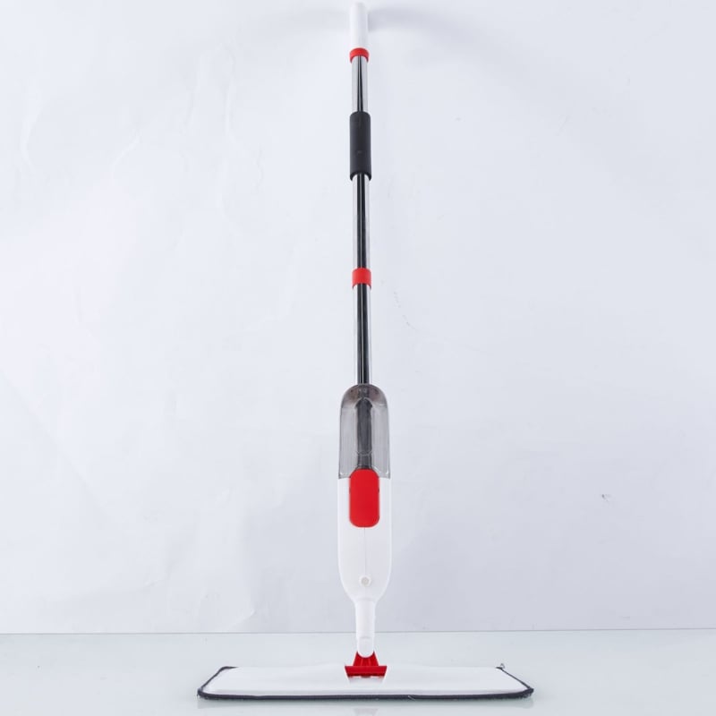 Mop cu spray pentru podea, cap plat, microfibră, mâner telescopic 126 cm, model 2025