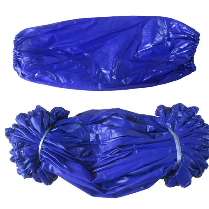 Manșon oversleeve din PVC cu tendoane de vițel, impermeabil, rezistent la ulei, la acizi și baze, albastru safir