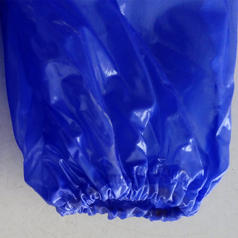 Manșon oversleeve din PVC cu tendoane de vițel, impermeabil, rezistent la ulei, la acizi și baze, albastru safir