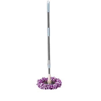Tija mop rotativă, accesoriu universal pentru mop, țeavă din oțel inoxidabil 304, întărită, groasă, rezistentă la explozie
