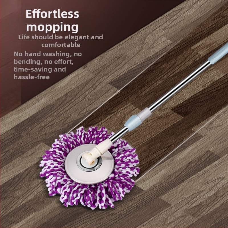 Tija mop rotativă, accesoriu universal pentru mop, țeavă din oțel inoxidabil 304, întărită, groasă, rezistentă la explozie