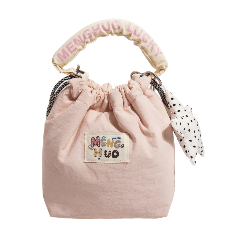 Geantă bucket pentru femei, stil japonez minimalist, culoare solidă, drăguță, geantă de umăr crossbody pentru uz zilnic