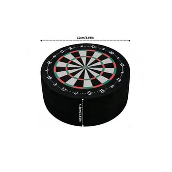Tabla de darts de birou mini cu burete EVA — țintă durabilă și tavă de depozitare