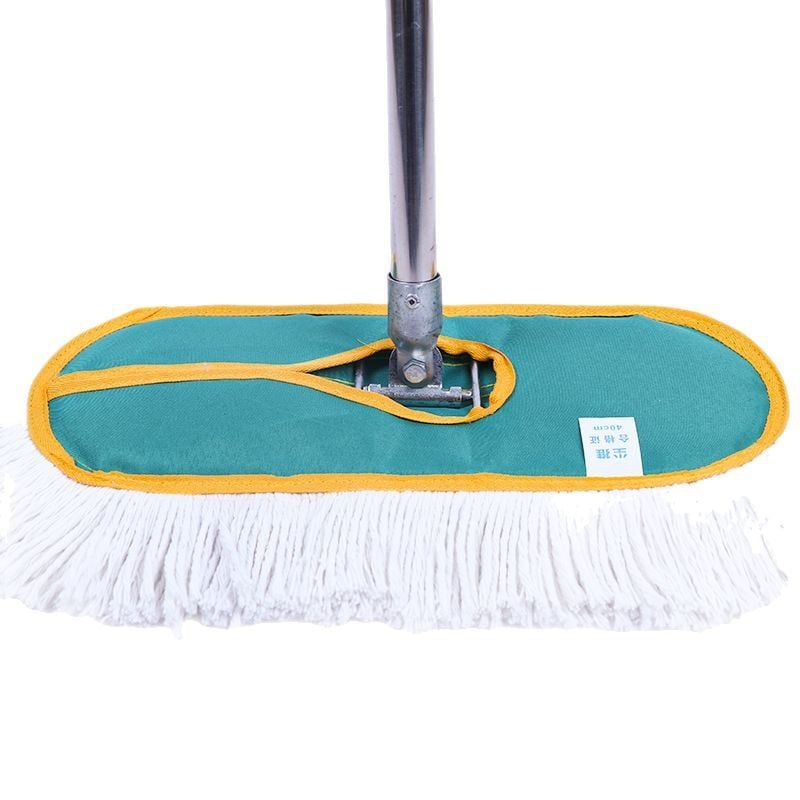 Mop plat cu cap rotativ pentru curățare în zone mari, fără atingere manuală