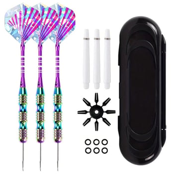 Set de darturi Jinhui, prelucrate mecanic, stil dur, colorate, 22 g, cutie cu 3 bucăți