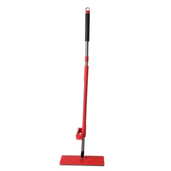 Xinjie Mop plat pentru uz casnic – fără atingere cu mâinile, microfibră, mâner telescopic din oțel inoxidabil, 100–120 cm, utilizare uscată și umedă, curățare pe suprafețe mari