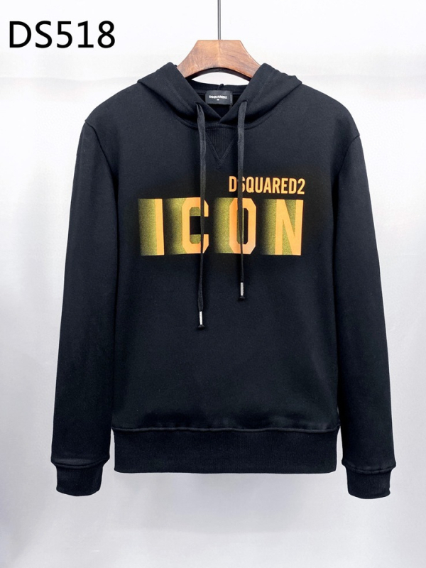 DS518 pulover masculin cu imprimare ICON - croială Slim, mâneci lungi, guler rotund, din bumbac