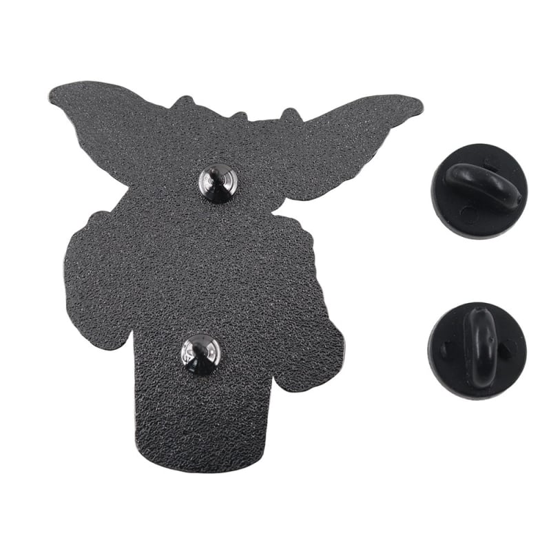 Broșă Popcorn Elf, monstru mic desen animat, design cu litere engleze, pandantiv pentru rucsac și accesorii pentru haine