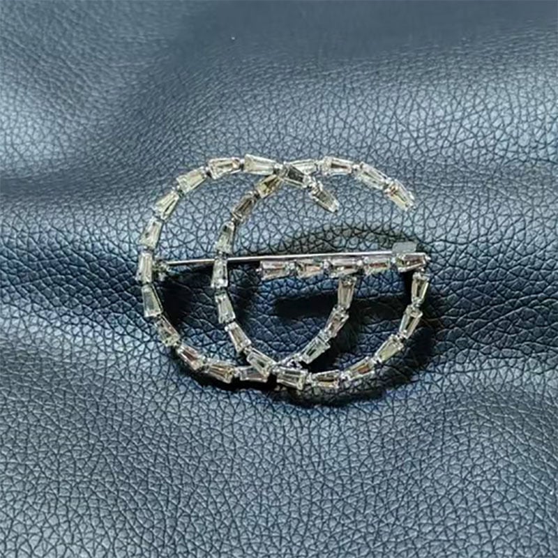 Broșă GG cu litere, accesorii de modă pentru paltoane și costume – design de înaltă clasă