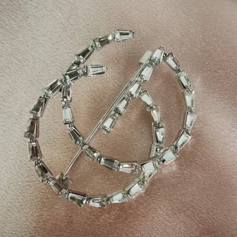Broșă GG cu litere, accesorii de modă pentru paltoane și costume – design de înaltă clasă