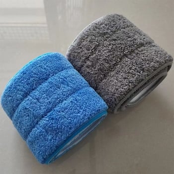 Pânză de mop plat îngroșată, înlocuire, autoadezivă, prelungită, universală
