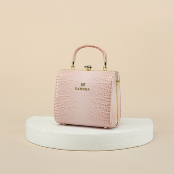 Geantă mică pătrată pentru femei, cu model crocodil, 2025 nouă, versatilă pentru mână, umăr și crossbody, ușoară, piele PU