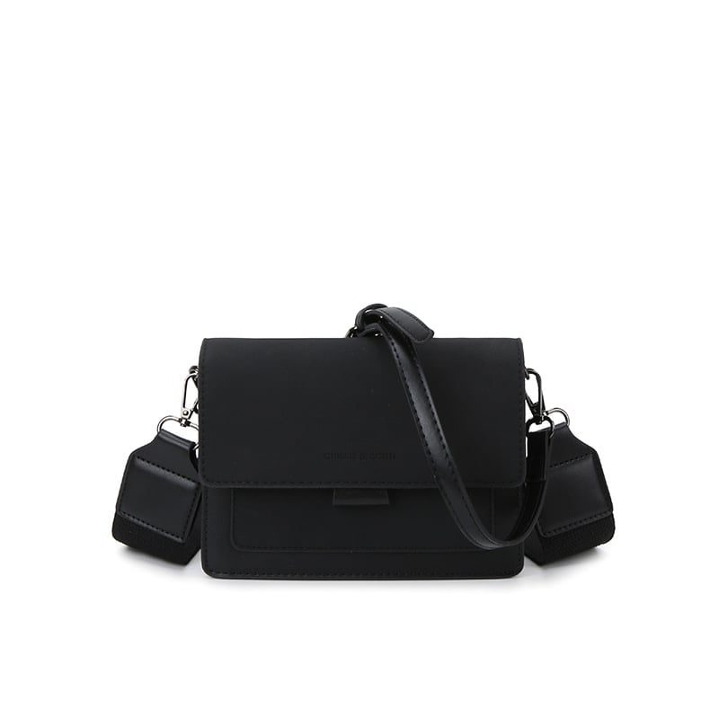 Geantă crossbody pentru femei din PU șlefuit, mică pătrată, chic