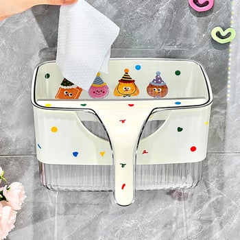 Coș de gunoi pentru bucătărie montat pe perete, cu răzuitor și cutie de depozitare portabilă pentru baie și produse de igienă