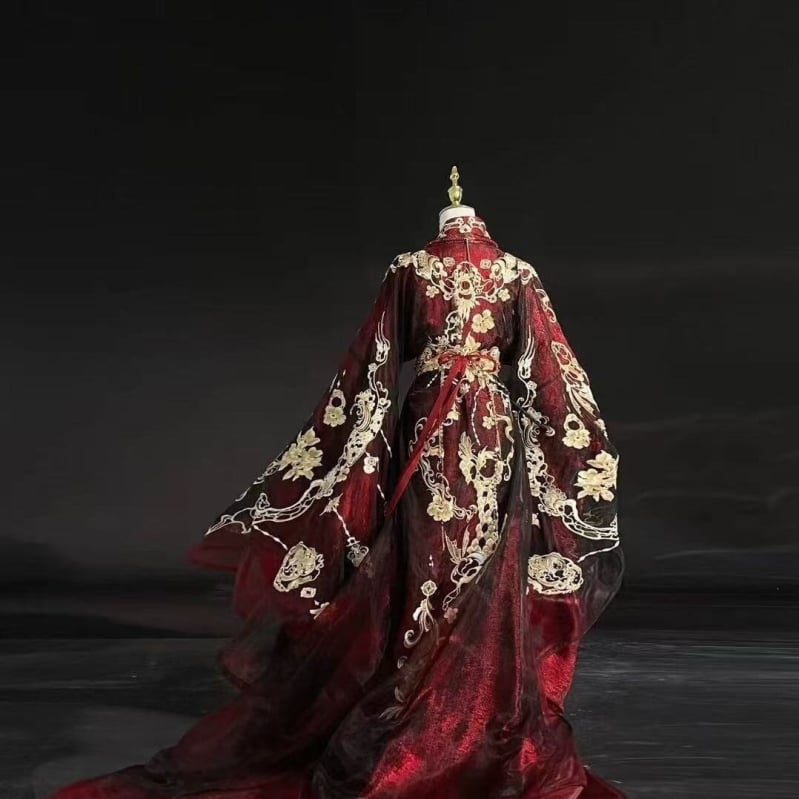 Set de vară 2026, stil tradițional chinezesc, broderie bogată cu dragon, lungime la talie
