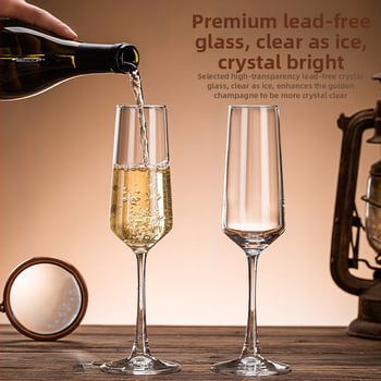 Green Apple pahare de șampanie din sticlă fără plumb, stil european, pahare de vin transparente din struguri, pahare pentru vin spumant, set de desert