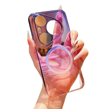 Carcasă TPU magnetică pentru Huawei Pura90Pro – P70 Gradient Aurora, design minimalist, protecție anti-cădere