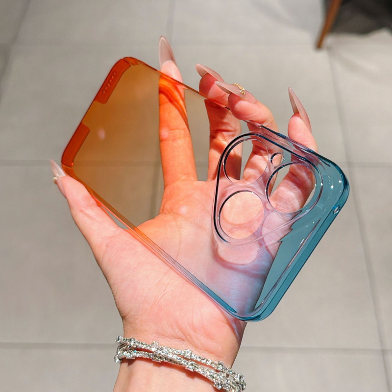 Carcasă TPU magnetică pentru Huawei Pura90Pro – P70 Gradient Aurora, design minimalist, protecție anti-cădere