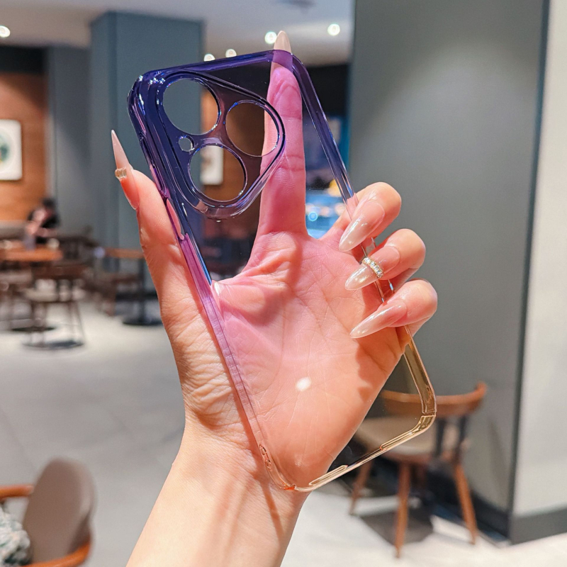 Carcasă TPU magnetică pentru Huawei Pura90Pro – P70 Gradient Aurora, design minimalist, protecție anti-cădere