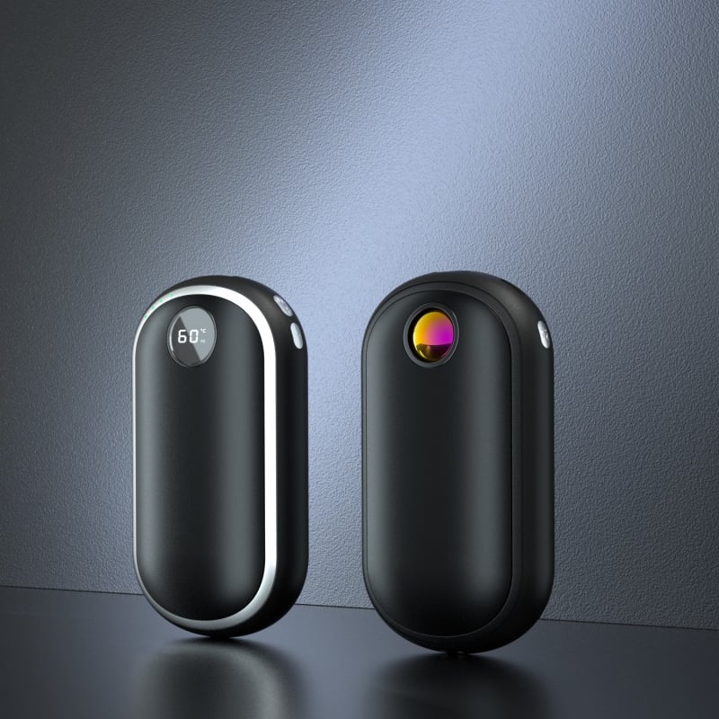 Lampa de apus cu încălzire pe ambele fețe, încălzitor USB pentru mâini și powerbank 2 în 1