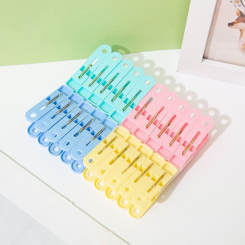 Clip de rufe din plastic, multifuncțional, rezistent la vânt, fără urme, îngroșat, pentru mărimi mari și mici, clip pentru plase de țânțari