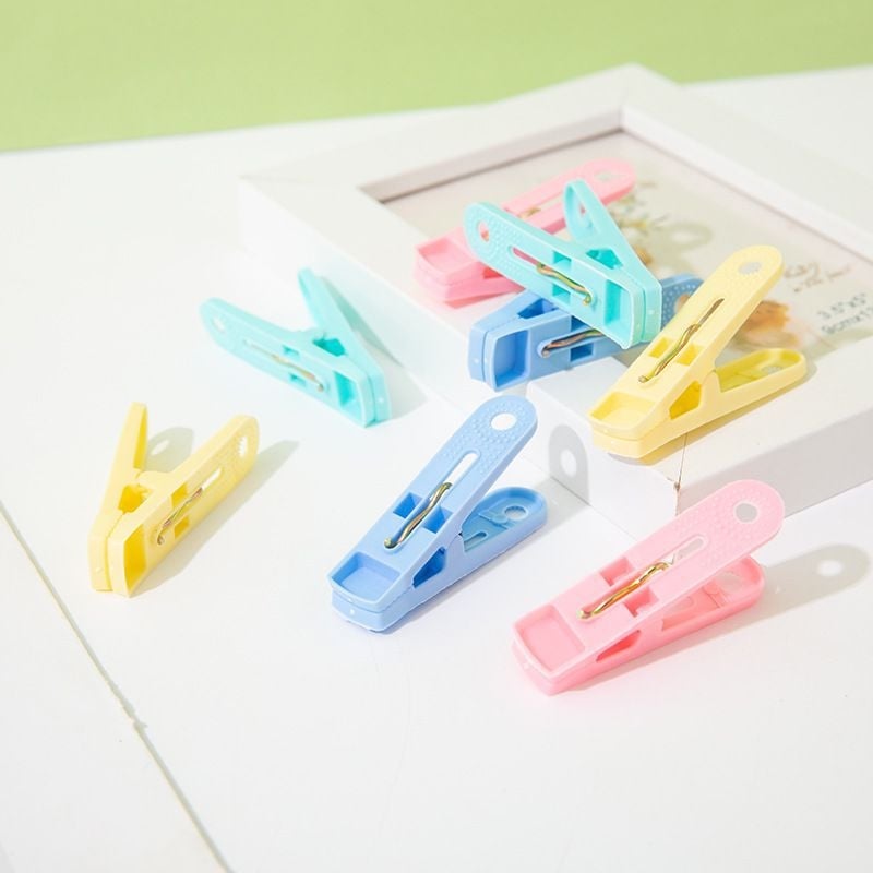 Clip de rufe din plastic, multifuncțional, rezistent la vânt, fără urme, îngroșat, pentru mărimi mari și mici, clip pentru plase de țânțari
