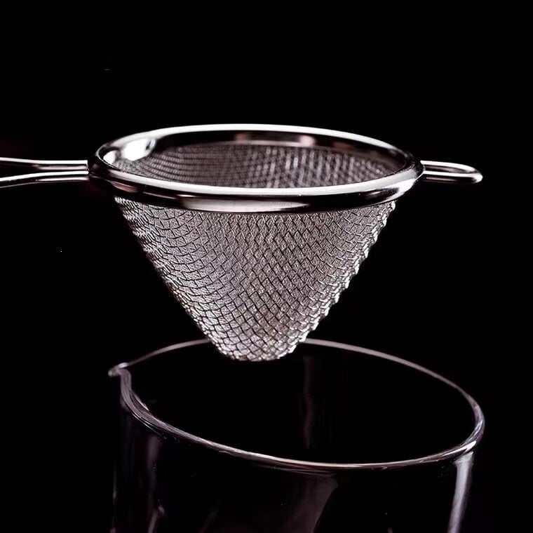 Filtru de gheață pentru barman, lingură-filtru pentru cocktail cu dublu strat