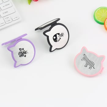 Oglindă de machiaj din aluminiu, pliabilă, portabilă, în formă de măr, cu logo personalizat