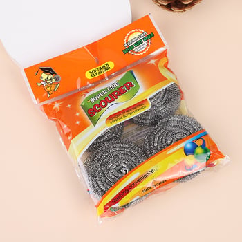 Set de 4 bucăți bile din oțel inoxidabil de 20 g pentru curățarea oalelor