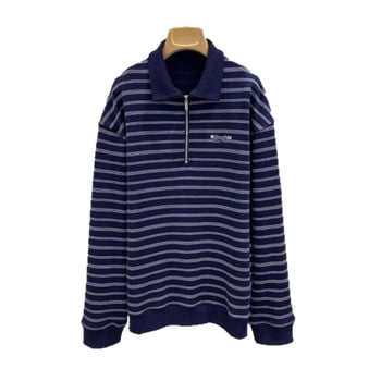 Nanyou unisex hanorac cu fermoar parțial, broderie, dungi, guler cu rever, mâneci lungi, croială lejeră