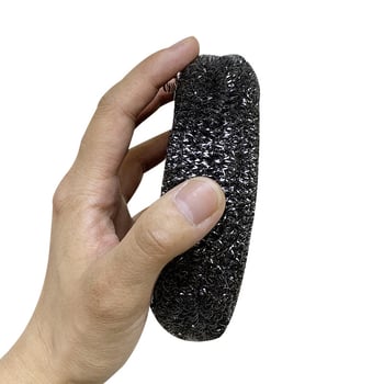Bilă de curățare din sârmă de oțel inoxidabil, extra mare, 60 g, ambalaj individual, instrument de curățat bucătăria pentru oale și vase, oțel inoxidabil 410