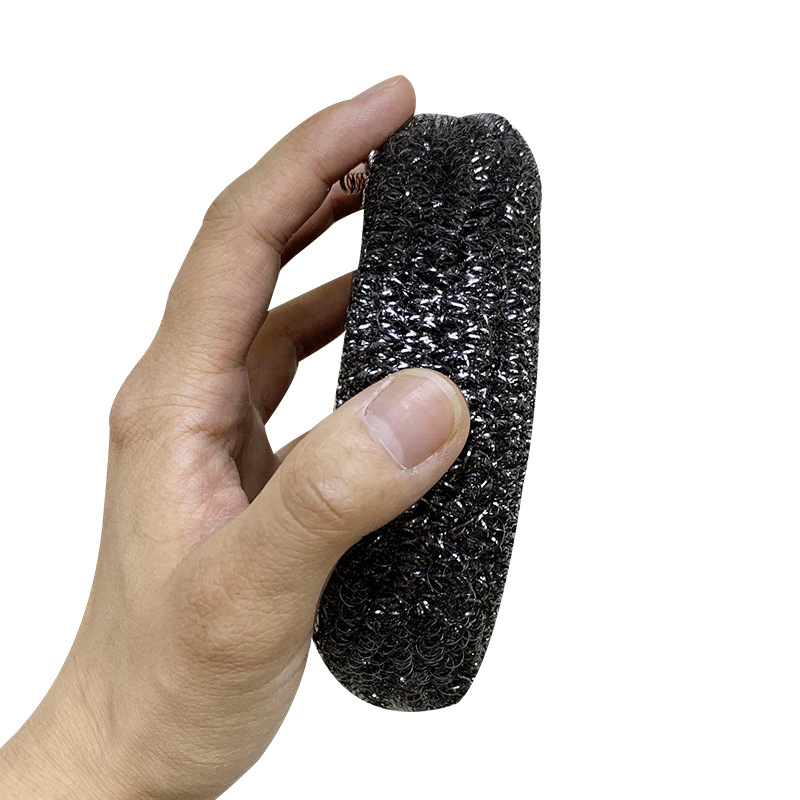 Bilă de curățare din sârmă de oțel inoxidabil, extra mare, 60 g, ambalaj individual, instrument de curățat bucătăria pentru oale și vase, oțel inoxidabil 410