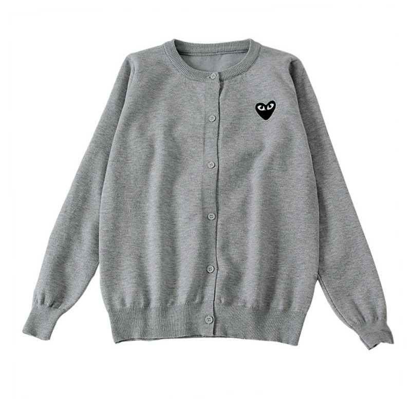 Cardigan tricotat în stil coreean, cu model inimă, pentru femei, mâneci lungi, croială scurtă