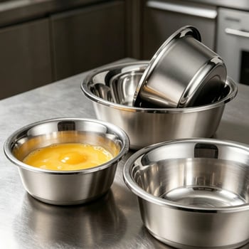Vas multipurpose din oțel inoxidabil 304, grosime extra, pentru spălat legume, utilizare în bucătărie, amestecarea ouălor, frământarea aluatului, amestecarea ingredientelor și servirea supei.