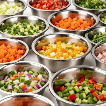 Vas multipurpose din oțel inoxidabil 304, grosime extra, pentru spălat legume, utilizare în bucătărie, amestecarea ouălor, frământarea aluatului, amestecarea ingredientelor și servirea supei.