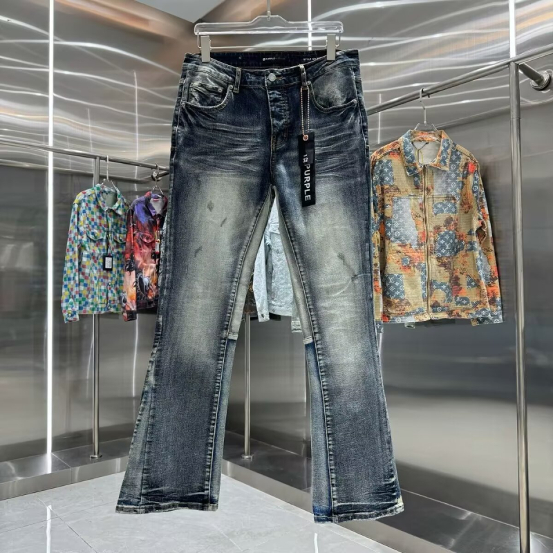 2026 Blugi din denim cu material moale, croială drapată și ușor evazată, buzunar posterior cu clapă, lift pentru fesieri, croială slim