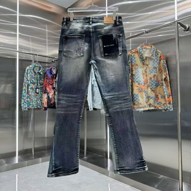 2026 Blugi din denim cu material moale, croială drapată și ușor evazată, buzunar posterior cu clapă, lift pentru fesieri, croială slim
