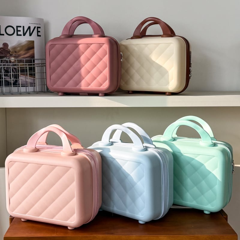 Geantă de machiaj portabilă pentru călătorii, gentuță cosmetică compactă
