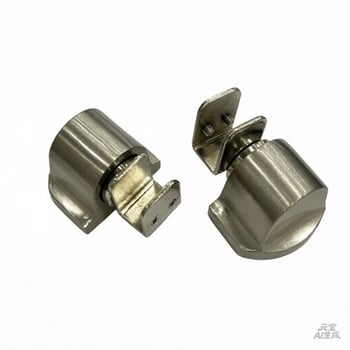 Opritor magnetic pentru ușa de sticlă, pentru sticlă de 10–12 mm, aliaj de aluminiu, montaj cu șuruburi, anti-coliziune, stil modern minimalist, Yihongxin Hardware