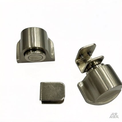 Opritor magnetic pentru ușa de sticlă, pentru sticlă de 10–12 mm, aliaj de aluminiu, montaj cu șuruburi, anti-coliziune, stil modern minimalist, Yihongxin Hardware